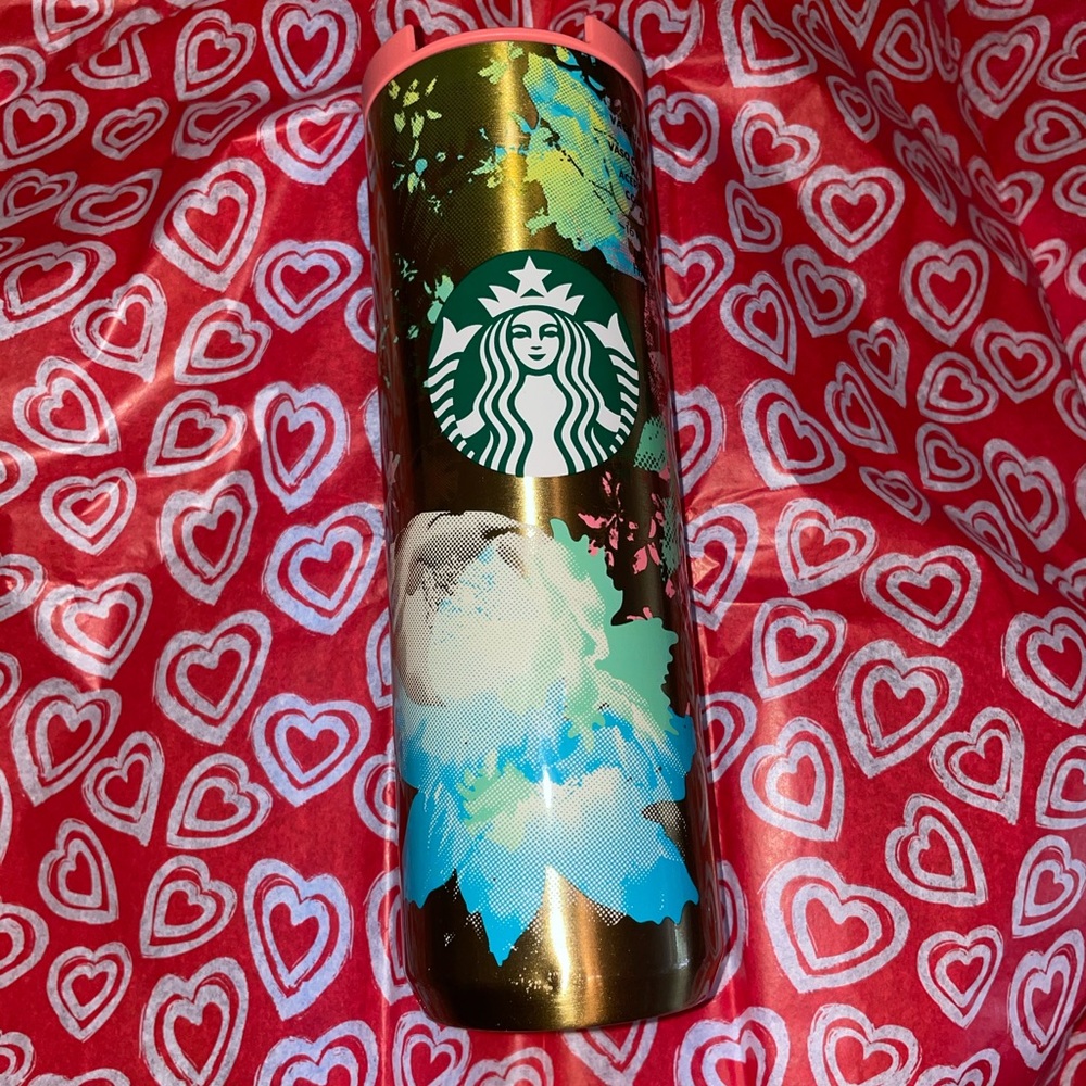 Floral Starbucks MX Insulated Tumbler